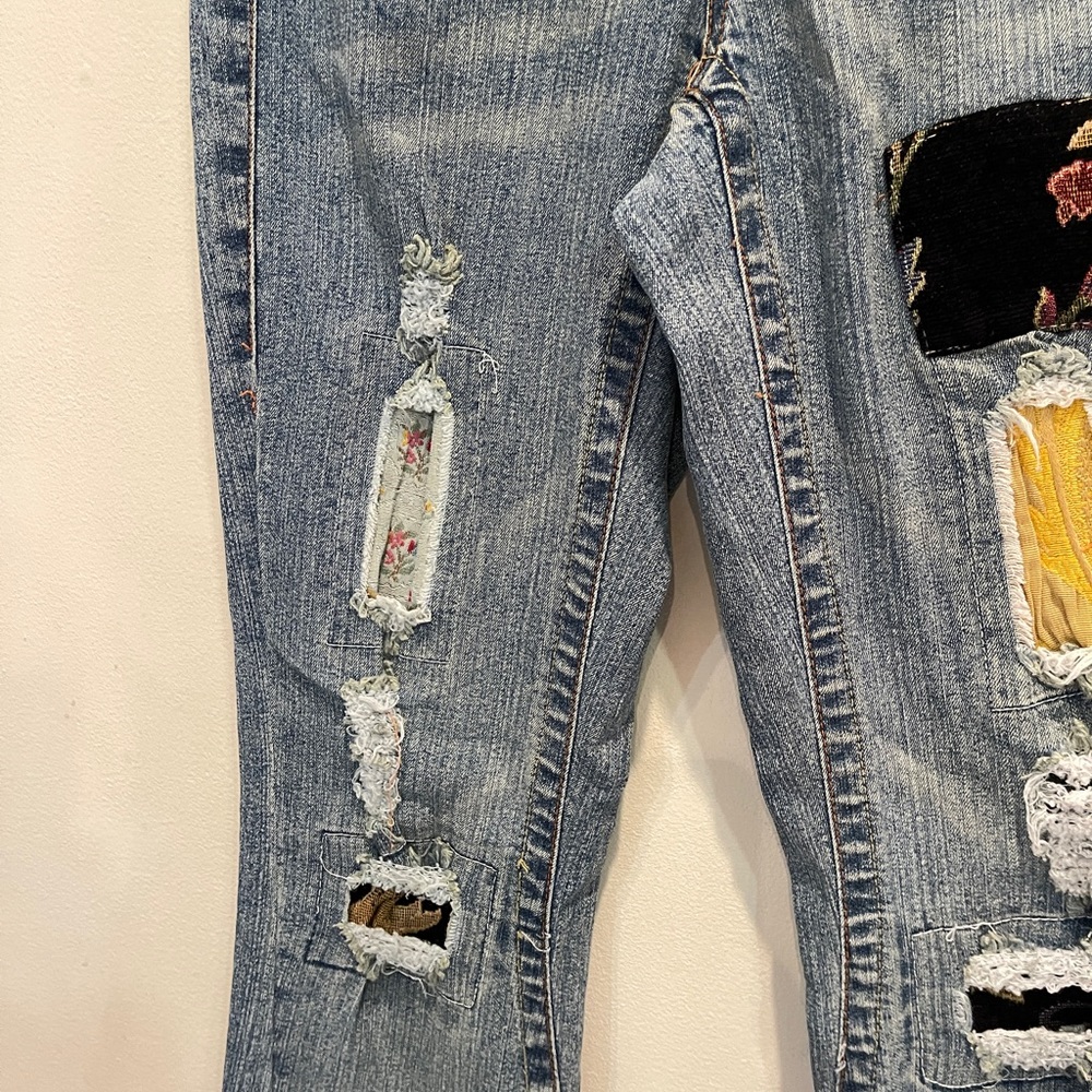 Vintage Cache Low Jeans With Patchwork - image 6